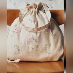 Sezane X Sea NY Floral Cream Tote, New
